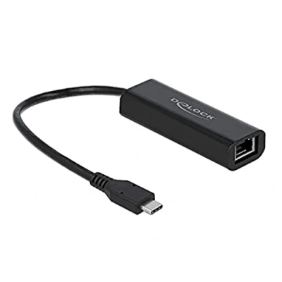 Afbeelding van Delock Adapter USB Type C™ male to 2.5 Gigabit LAN