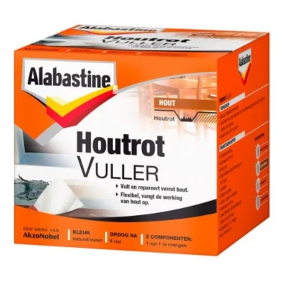 Afbeelding van Alabastine Houtrotvuller 1 kg blik Plamuur en vulmiddel