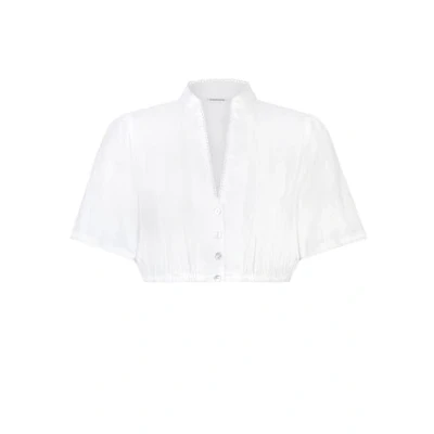 Afbeelding van Stockerpoint dirndlblouse tabea, wit, 32