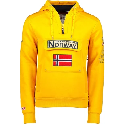 Afbeelding van Geographical Norway Hoodie / Pullover Gymclass Db Men 100 Mustard M