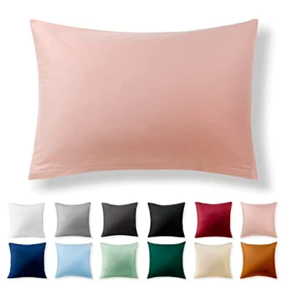 Afbeelding van Alreya 100% katoen renforcé kussensloop 40 x 60 cm met YKK ritssluiting Hypoallergeen zonder chemische stoffen Roze