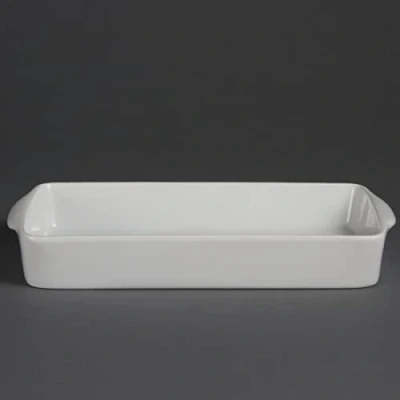 Afbeelding van Olympia Whiteware rechthoekige ovenschaal 305x 163mm (6 stuks)