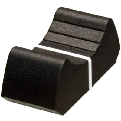 Afbeelding van 10 stuks binnengat 8 mm mixer schuifregelaar fader knop vervanging, geschikt voor Yamaha Soundcraft BEHRINGER (zwart)