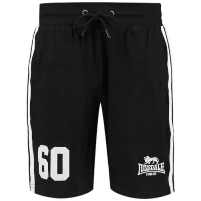 Afbeelding van Lonsdale Normale Passform Marwick Trainingsbroek, Heren, Maat: 3XL, Black white