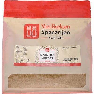 Afbeelding van Van Beekum Specerijen Kroketten Kruiden 1 kilo (hersluitbare stazak)