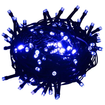 Afbeelding van Lichtslinger met 150 LED&#039;s 15 m PVC blauw