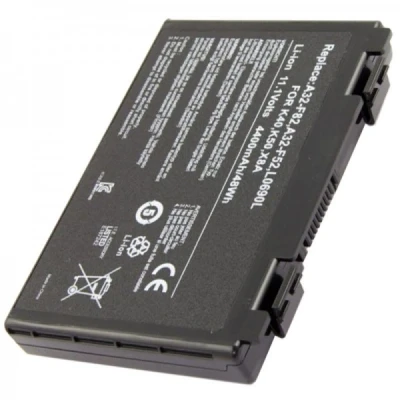 Afbeelding van ASUS A32 F82, F52, K50, K40, F82 als een AccuCell replica batterij, 11,1 V met 4400 mAh