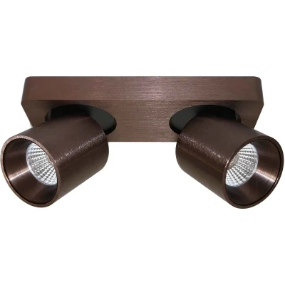 Afbeelding van Artdelight Spot Laguna 2 lichts L 22 cm B 8,5 mat brons