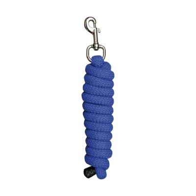 Afbeelding van Harry&#039;s Horse Halstertouw mounty, zilverkleurige muskaton, 2M One Size Blauw