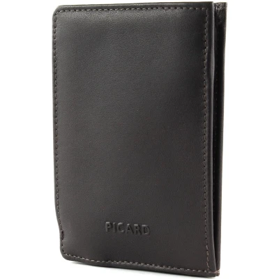 Afbeelding van PICARD Leren Portemonnee Sleutelgeval Brooklyn Wallet with Key Case Cafe Bruine