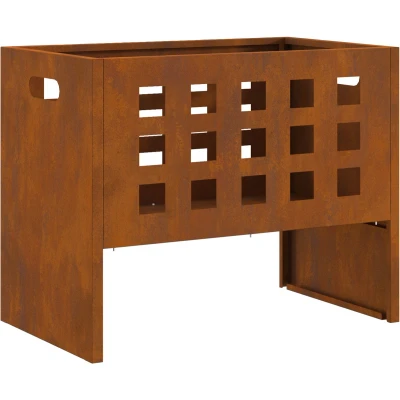Afbeelding van vidaXL Weerbestendig Staal/Bruin Corten Staal Groot Vuurkorf