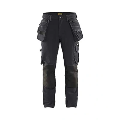 Afbeelding van Blaklader Werkbroek met 4 weg stretch X1900 1998 1644 Donkergrijs/Zwart C150