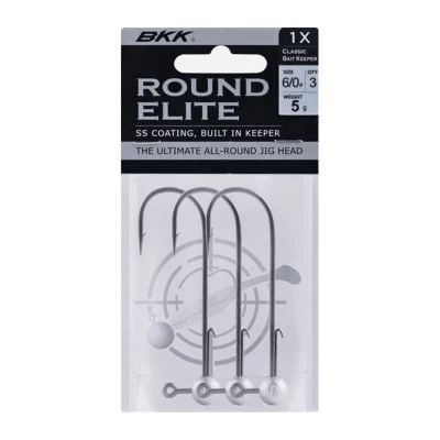 Afbeelding van BKK Round Elite Classic Bait Keeper Loodkop 10g (3 stuks) #4/0 Loodkoppen