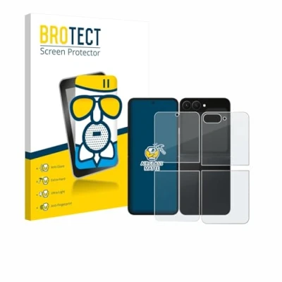Afbeelding van BROTECT Screenprotector voor Samsung Galaxy Z Flip 7 FE (Voor+Achter) Folie Beschermfolie Beschermglas matte