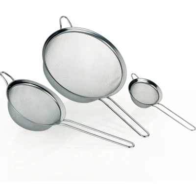 Afbeelding van Zeef Kela Profi Zilver (Set van 3)