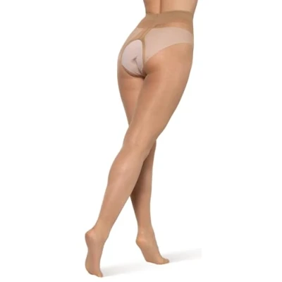 Afbeelding van BANANALU 20 Den Ouvert panty met open kruis, grote opening plus, daino, M
