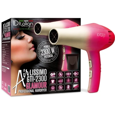 Afbeelding van Italian Design Electrical Items GTI 2300 Airlissimo Glamour Hair Styling Tool, Dames, Maat: One Size,