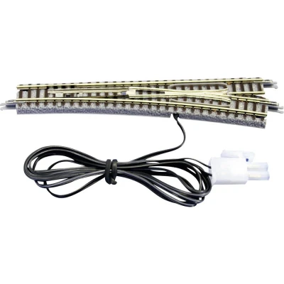 Afbeelding van Z Rokuhan rails (met ballastbed) 7297040 Wissel, Elektrisch, Rechts 110 mm 13 490 1 set(s)