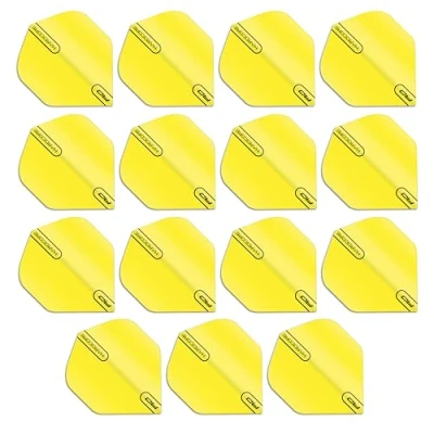 Afbeelding van RED DRAGON Hardcore XT Fluoro Geel Extra Dikke Standaard dartpijlen 5 sets per pakket (15 in totaal)