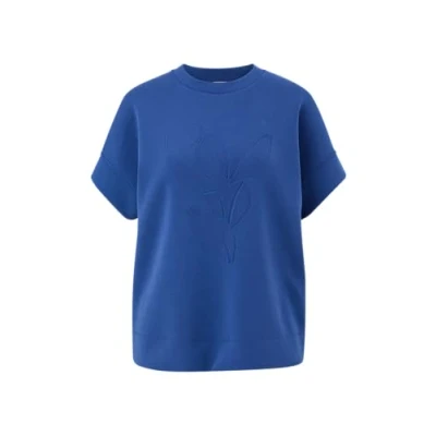 Afbeelding van s.Oliver Scubaim Loose FIT Tshirt basic, Dames, Maat: 36, Royalblau