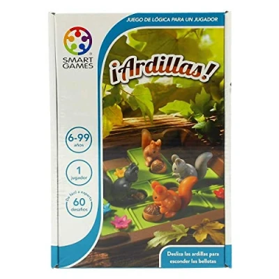 Afbeelding van Smartgames Eekhoorns, Logica spellen, kinderpuzzel, spellen voor kinderen van 6 jaar, educatief spel puzzels jaar of meer,