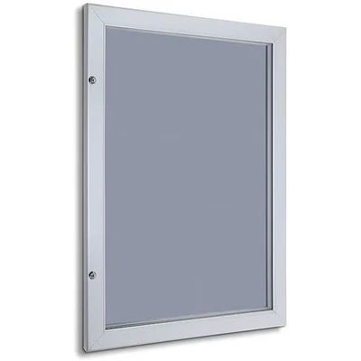 Afbeelding van Vergrendelbare Poster Case Gegalvaniseerde Achterwand A2