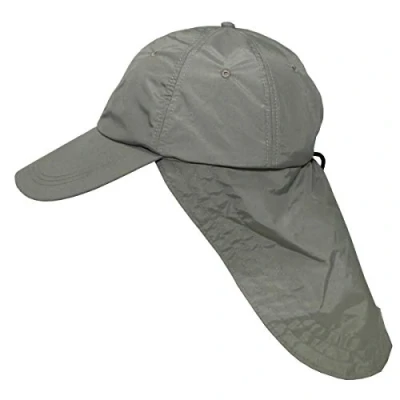 Afbeelding van MFH 10424B Cappellino Sahara con protezione collo lungo (Oliva)