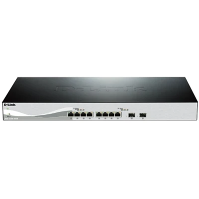Afbeelding van D Link DXS 1210 10TS Managed L2/L3 10G Ethernet (100/1000/10000) 1U Zwart, Zilver