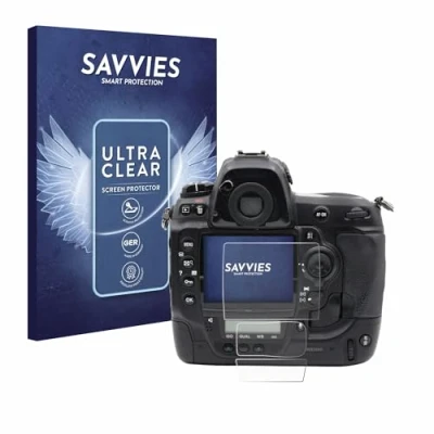 Afbeelding van Savvies (6 Stuks) Schermbeschermer voor Nikon D3x Screen Protector Ultra Transparant