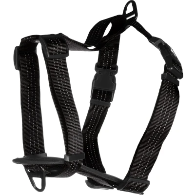 Afbeelding van &quot;Hondentuig Zorba: zwart, comfortabel en stijlvol&quot; Zwart / XL 55 82cm x 81 110cm