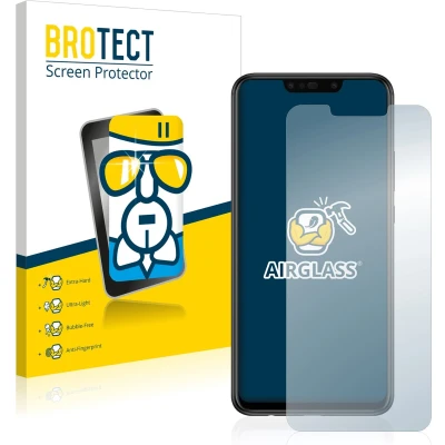 Afbeelding van BROTECT Screenprotector voor Huawei P smart Plus 2018 Folie Beschermfolie Beschermglas transparant
