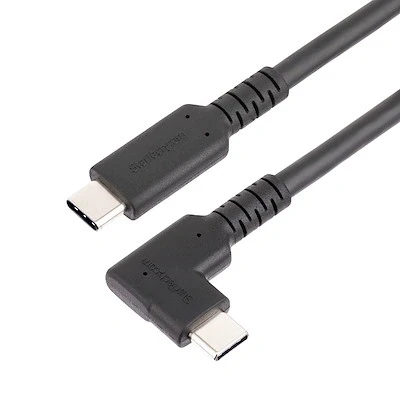 Afbeelding van StarTech.com RUSB31CC50CMBR USB kabel 0,5 m 3.2 Gen 2 (3.1 2) C Zwart