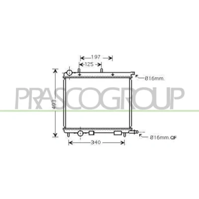 Afbeelding van Radiateur PRASCO CI304R001