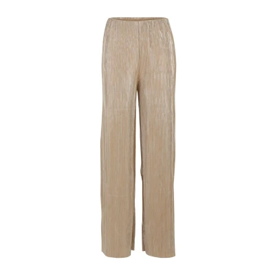 Afbeelding van zero Plissee MIT Weitem BEIN Broek, Dames, Maat: 34, Patch brownsilver