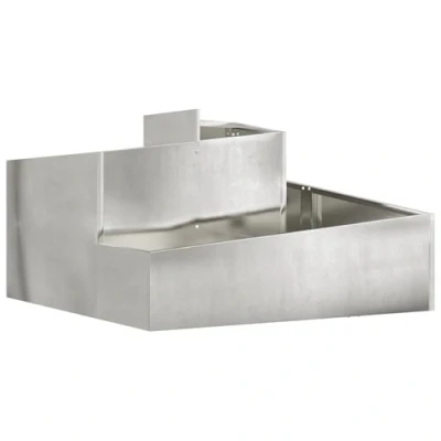 Afbeelding van Plantenbak 80x80x50 cm Roestvrijstaal