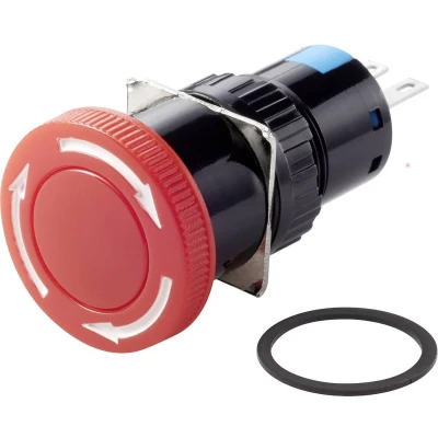 Afbeelding van TRU COMPONENTS TC LAS1 AY 11TS Noodstopschakelaar 250 V/AC 3 A 1x NC, NO IP40 1 stuk(s)