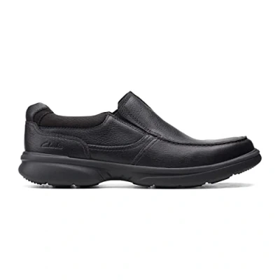 Afbeelding van Clarks heren Bradley Free Slipper, Blk Tumbled Lea, 44.5 EU Breed