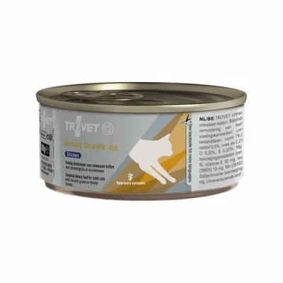 Afbeelding van TROVET Urinary Struvite ASD Kat Blikken 6 x 100 gram