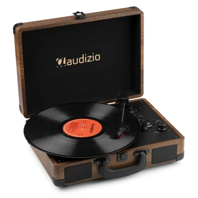 Afbeelding van Audizio RP116W retro Platenspeler met Bluetooth in/out