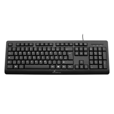 Afbeelding van MediaRange bedraad toetsenbord, met ultraplatte toetsen, QWERTY (UK),