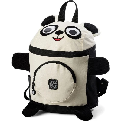 Afbeelding van Pick &amp; Pack Panda Shape Rugzak Black Multi