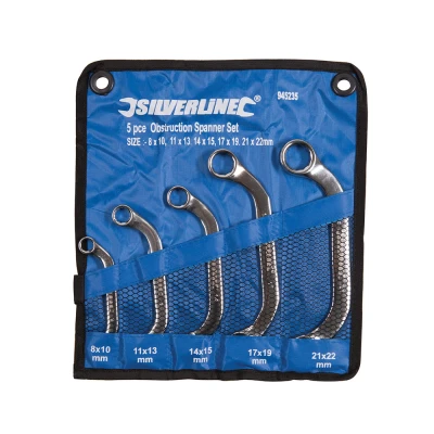Afbeelding van Silverline 5 delige bloksleutel set 8 22 mm