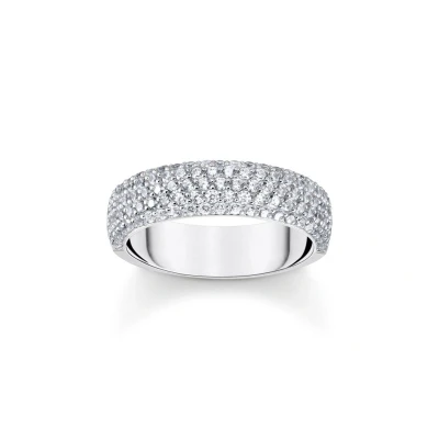 Afbeelding van Thomas SABO Zirkonia Ring, Dames, Maat: 54, White