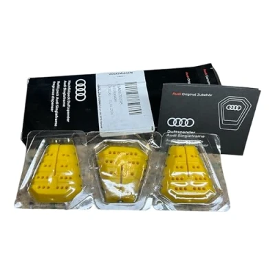 Afbeelding van Audi 81A087009B navulverpakking geurdispenser singleframe geurstick, geel verkwikkend