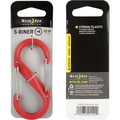 Afbeelding van Nite Ize S Biner Plastic #4 Rood