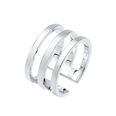 Afbeelding van Elli Basic Resizeable Ring, Dames, Maat: 54, Silberfarben