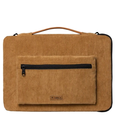 Afbeelding van Cabaia Werkaccessoires Laptop Case 15 16 cognac