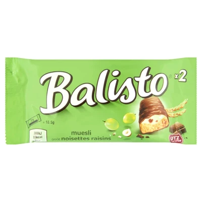 Afbeelding van Balisto Muesli Chocolade Reep 37 Gram