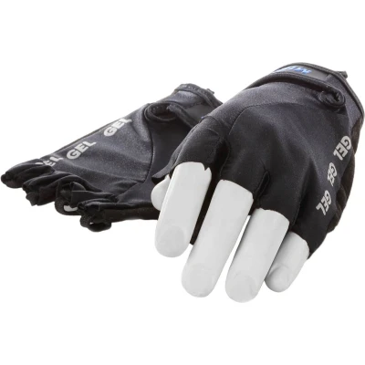 Afbeelding van Mirage Lycra handschoen maat xl gel zwart korte vinger op kaart