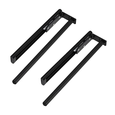 Afbeelding van SOTECH 2 stuks Aluminium Handdoekhouder TED 1 armig zwart mat (325 487 mm, uitschuifbaar, draaibaar) telescopische wanddoekhouder voor badkamer of keuken